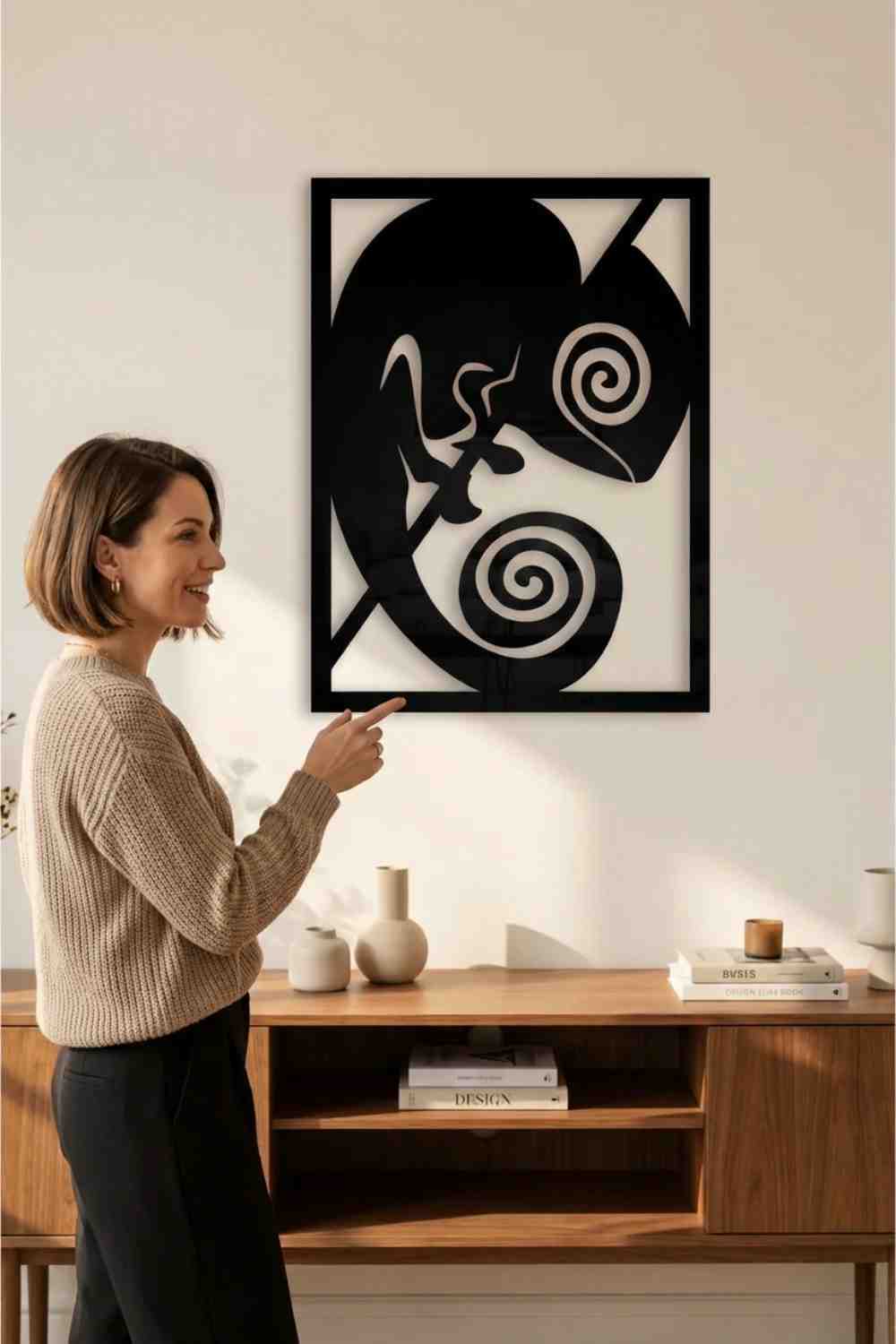 Camaleon Loco - Cuadro decorativo | Cortayrecorta.es