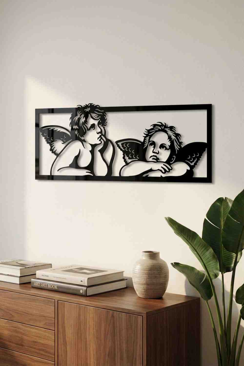 Los dos ángeles - Sanzio Da Urbino Raffael - Cuadro decorativo | Cortayrecorta.es