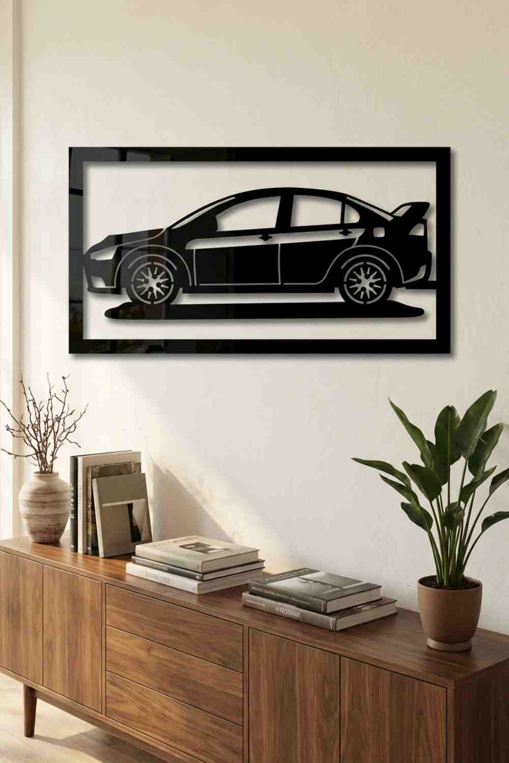 Subaru Impreza Perfil - Cuadro decorativo | Cortayrecorta.es