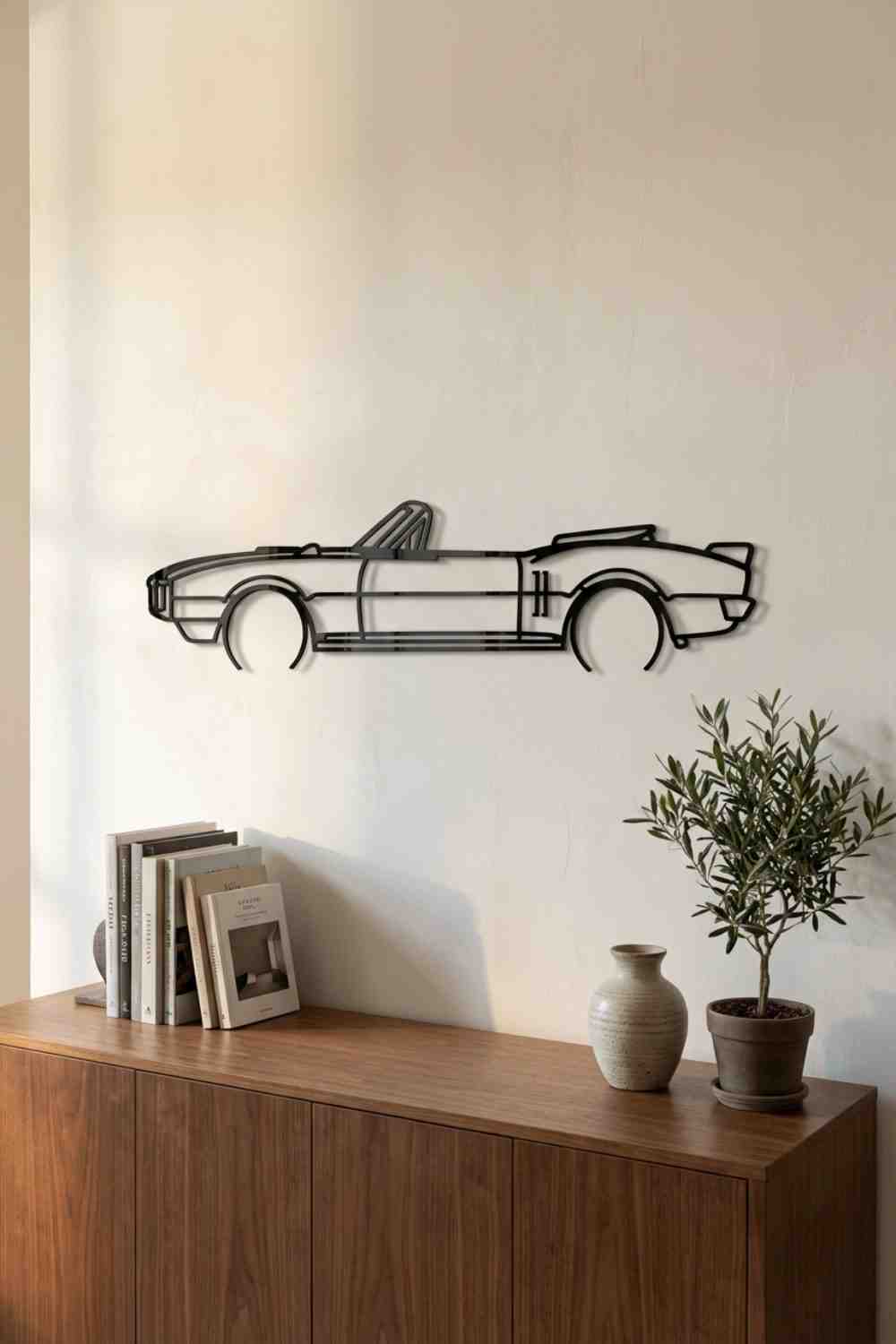 Pontiac Firebird Convertible Detailed - Cuadro decorativo | Cortayrecorta.es