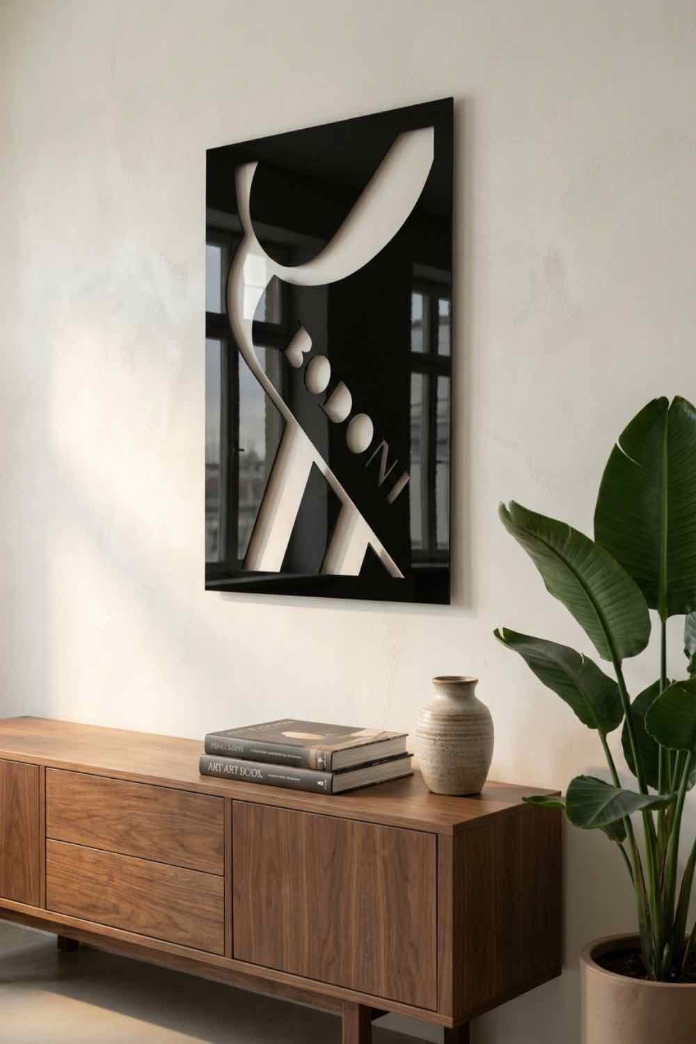 Bodoni Font - Cuadro decorativo | Cortayrecorta.es