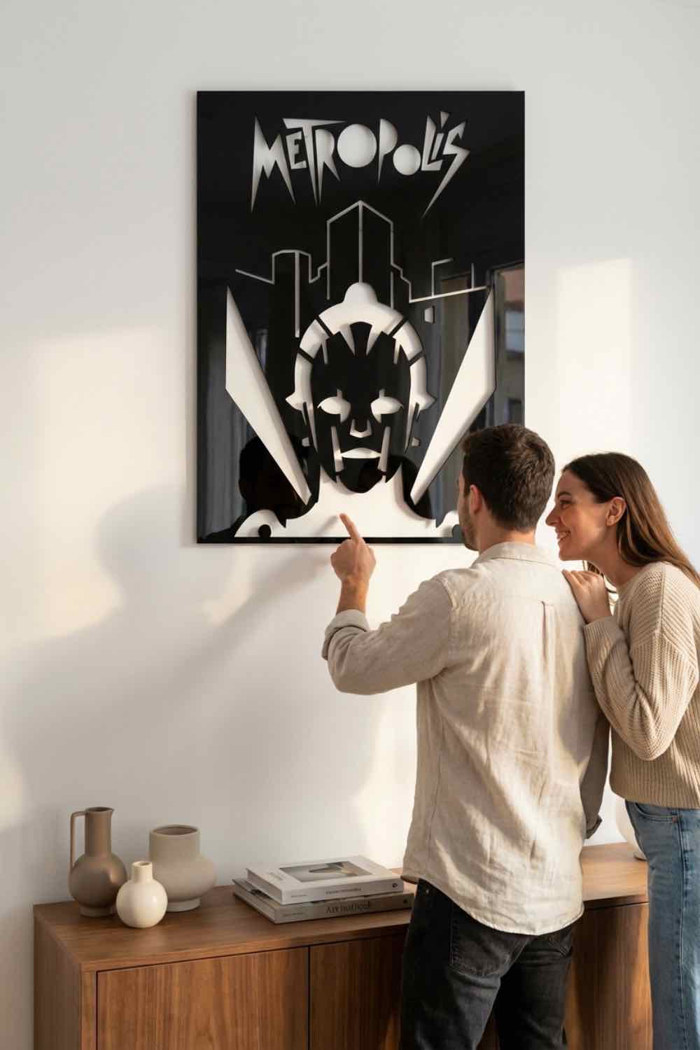 Metrópolis - Cuadro decorativo | Cortayrecorta.es