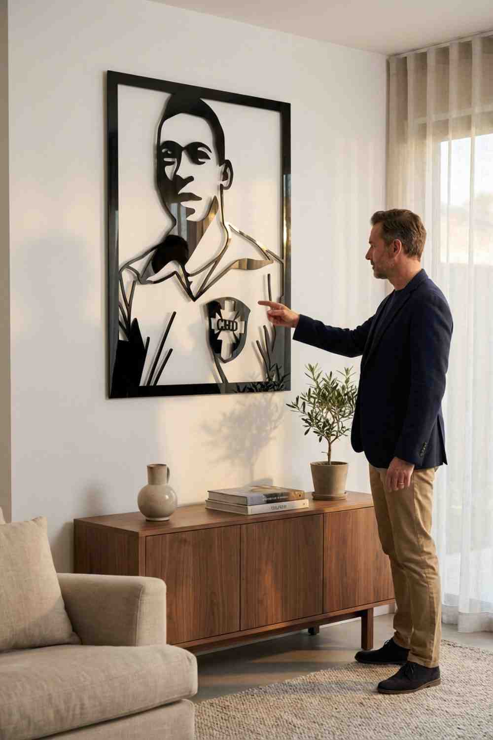 Pelé - Cuadro decorativo | Cortayrecorta.es