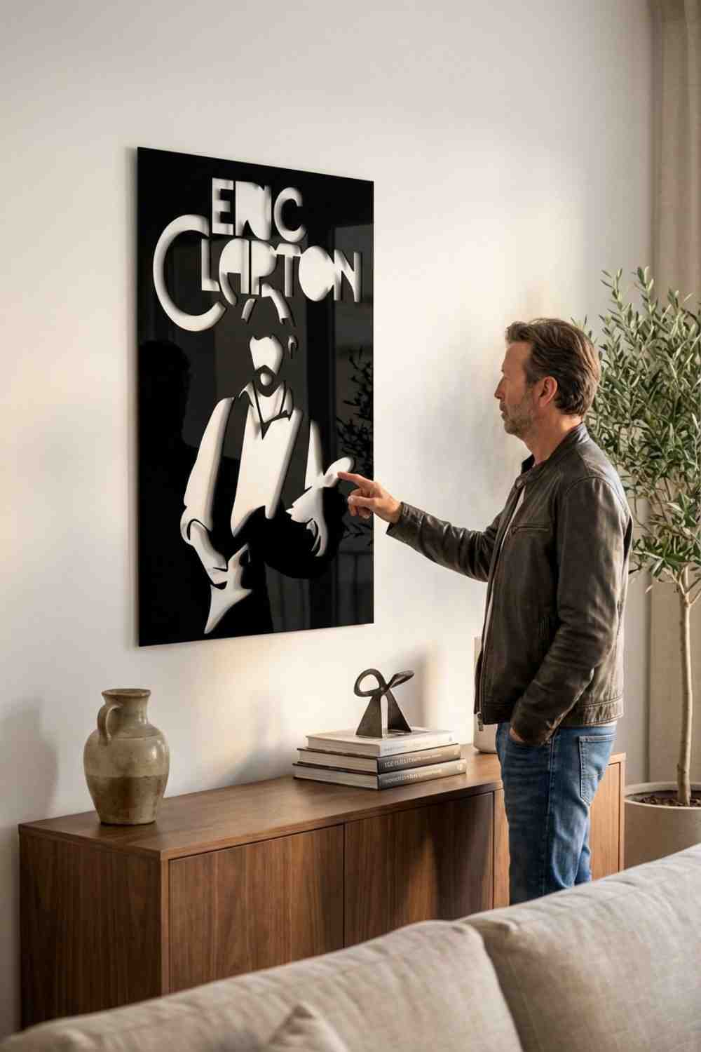 Eric Clapton - Cuadro decorativo | Cortayrecorta.es