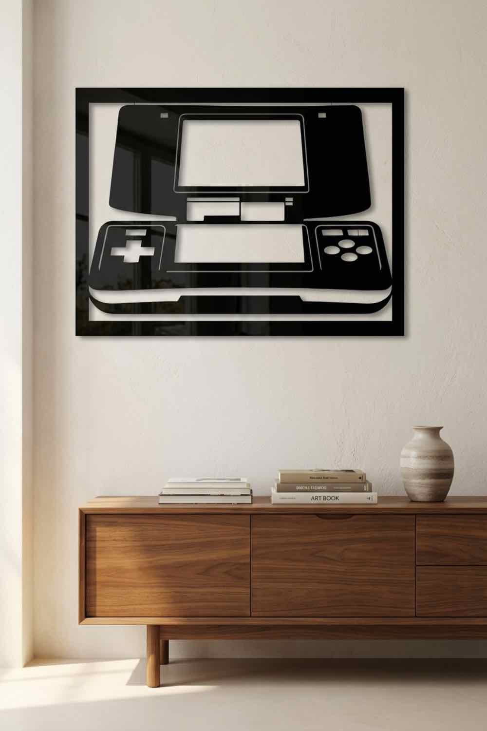 Consola Retro - Cuadro decorativo | Cortayrecorta.es