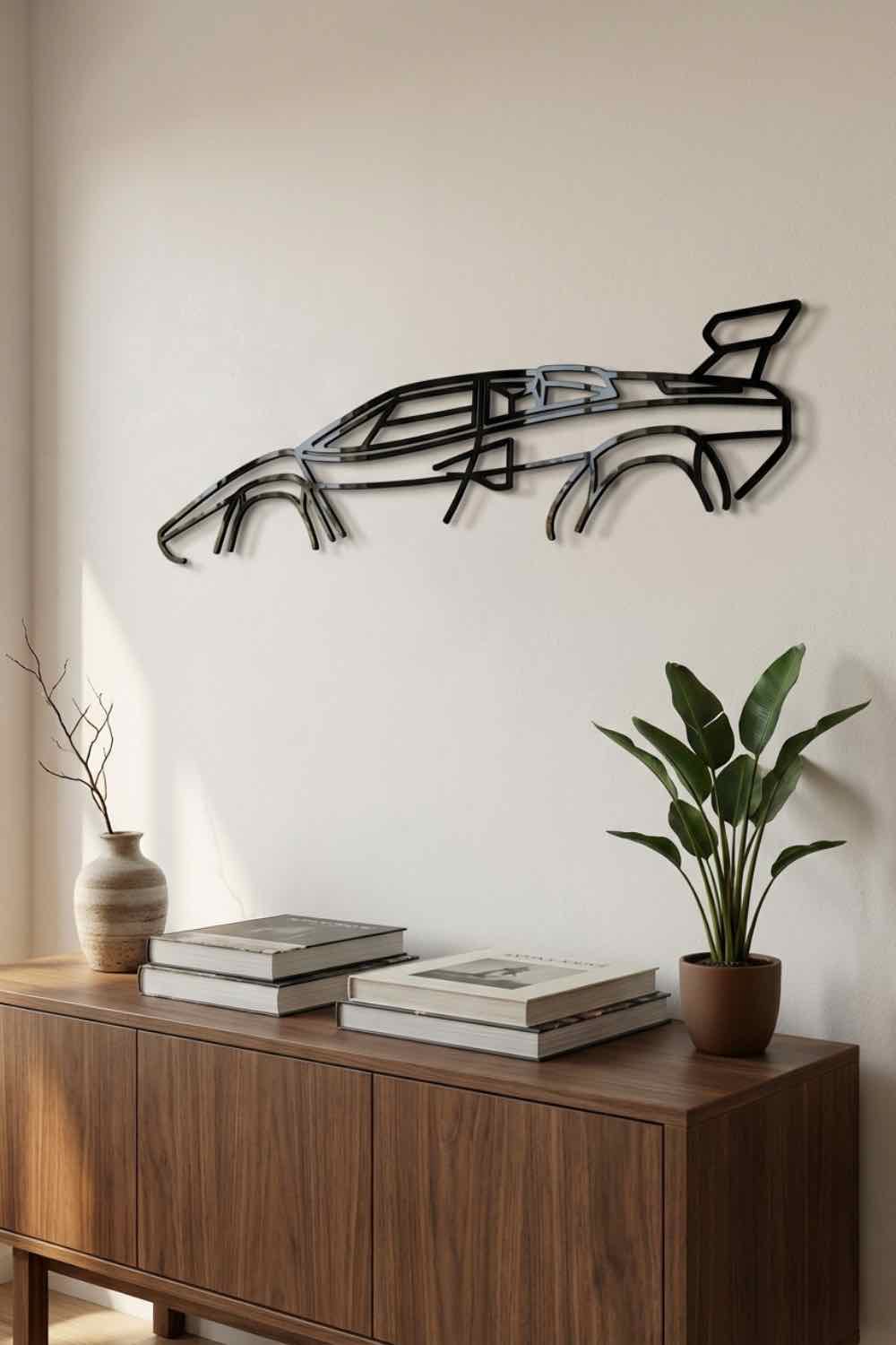 Lamborghini Countach - Cuadro decorativo | Cortayrecorta.es