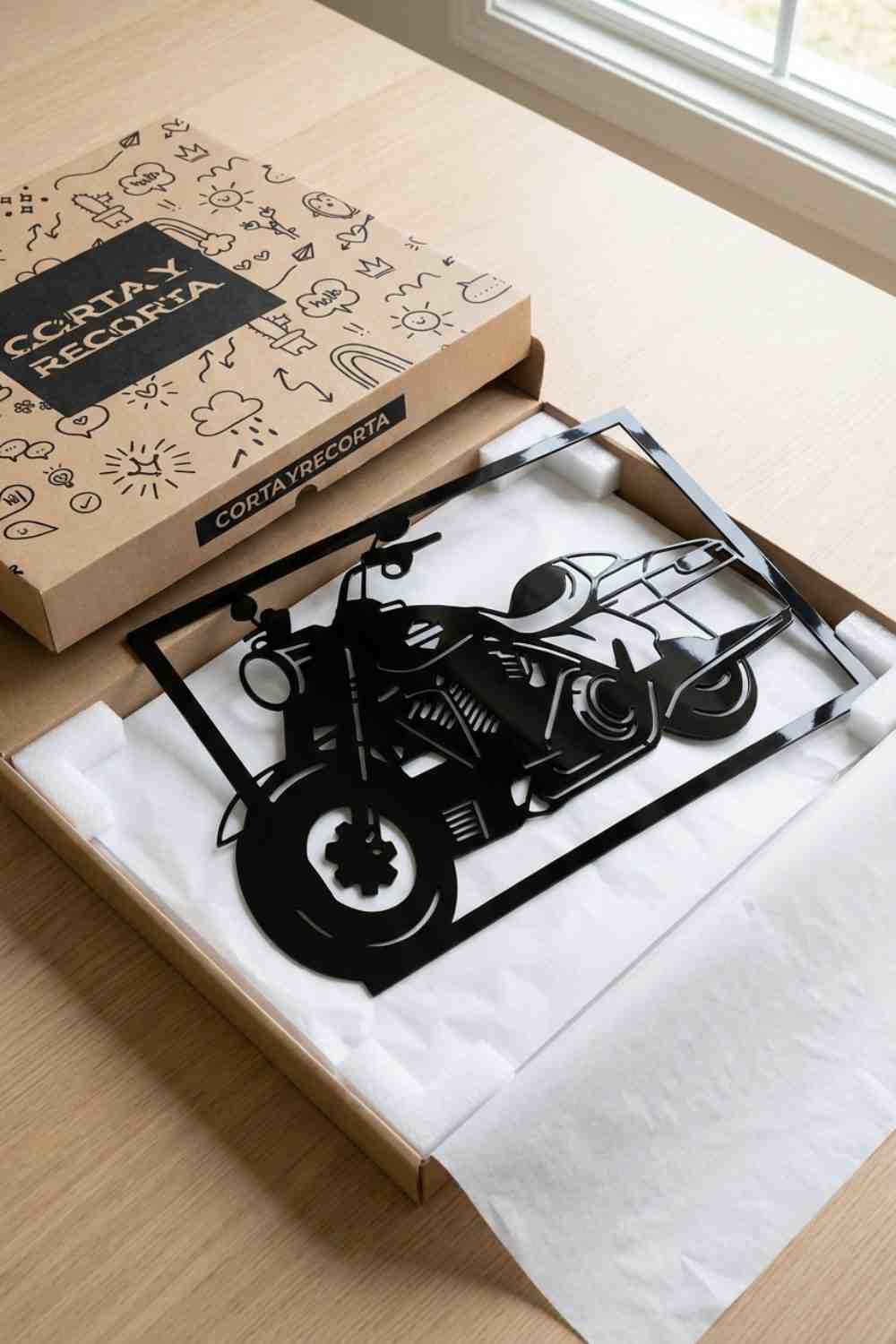 Harley Davidson Road King - Cuadro decorativo | Cortayrecorta.es