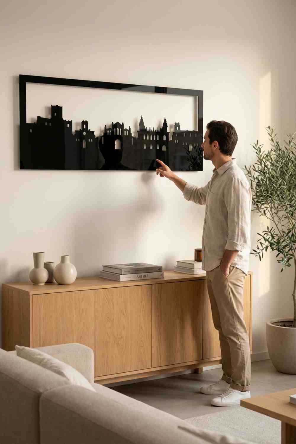 Albacete - Cuadro decorativo | Cortayrecorta.es