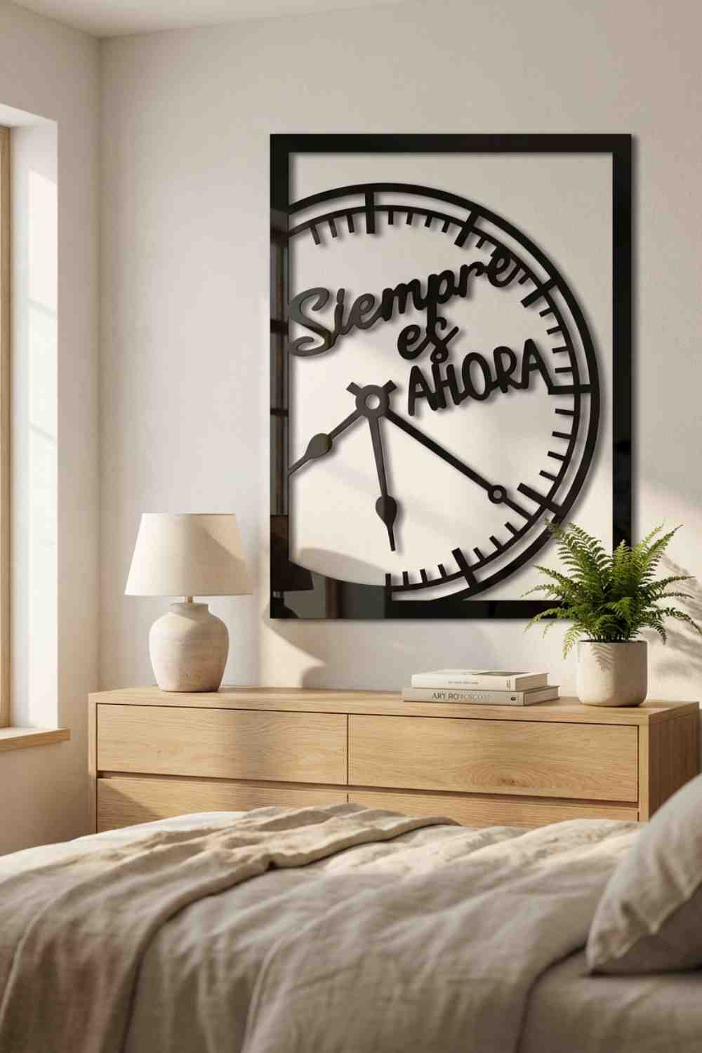 Siempre es ahora - Cuadro decorativo | Cortayrecorta.es