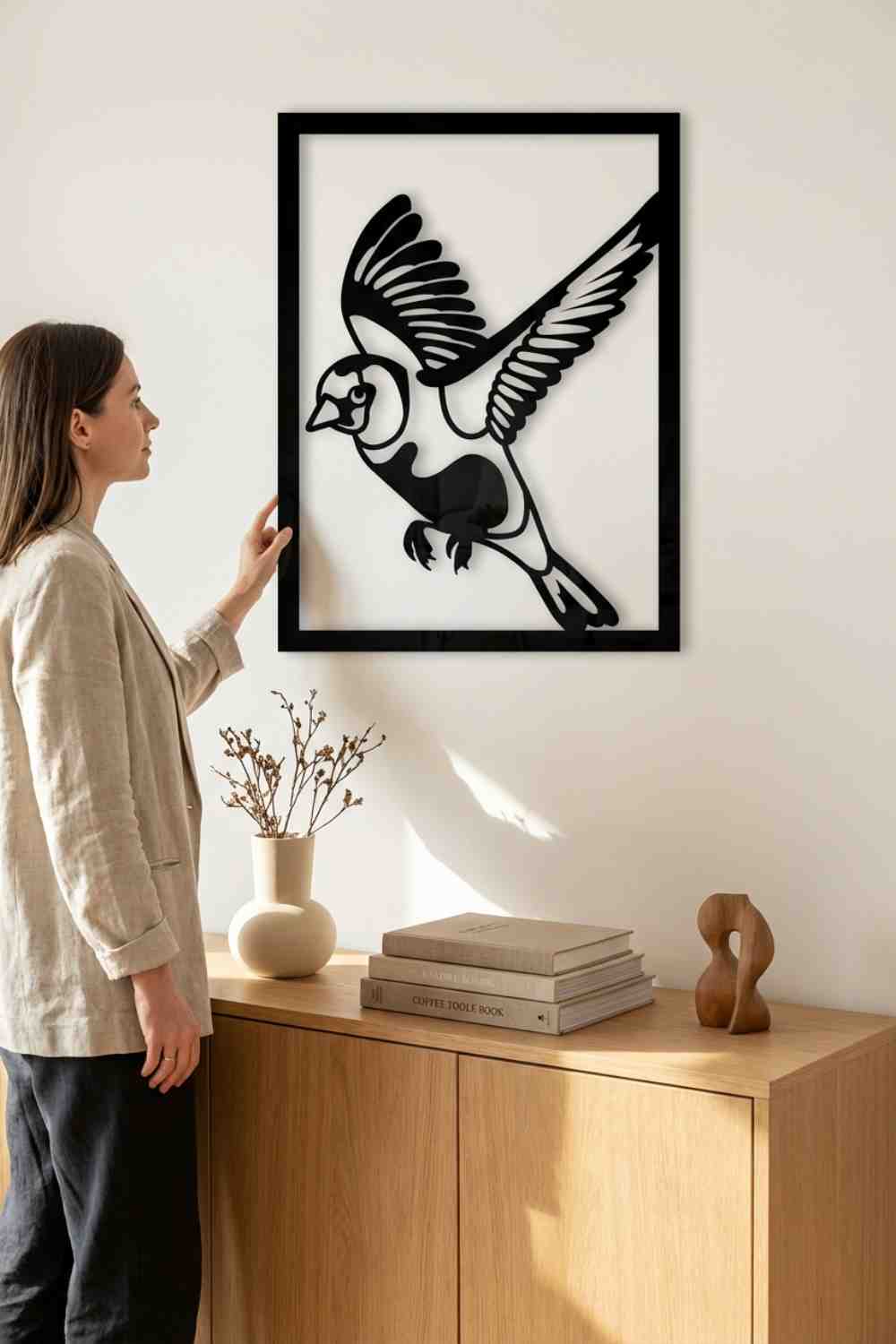 Jilguero - Cuadro decorativo | Cortayrecorta.es