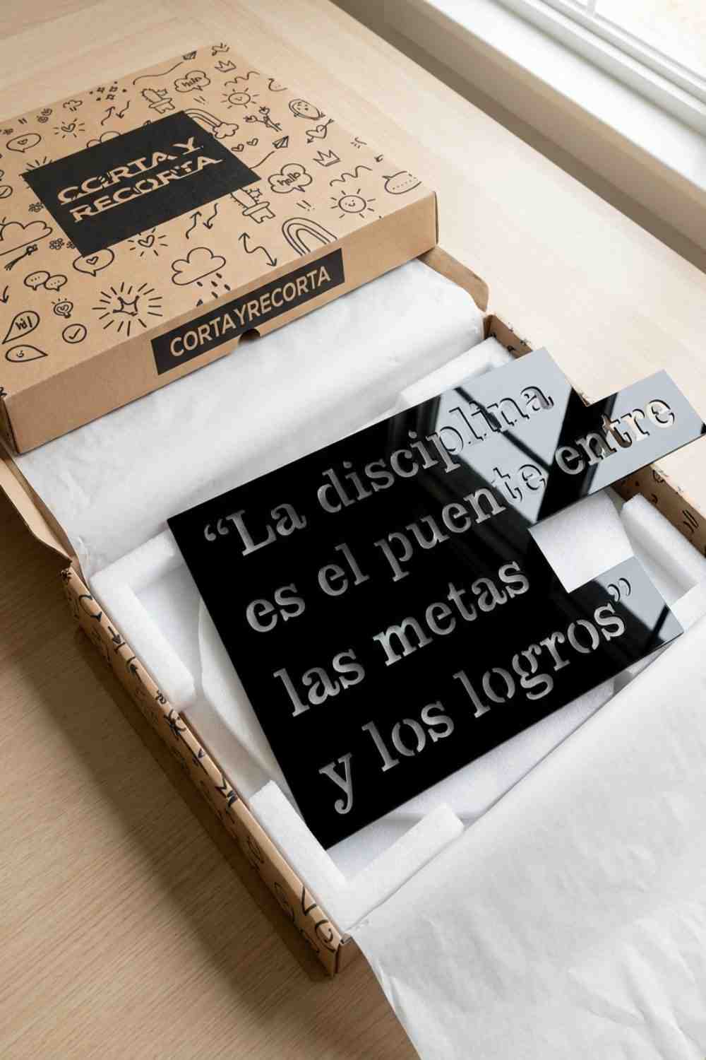 La disciplina - Cuadro decorativo | Cortayrecorta.es