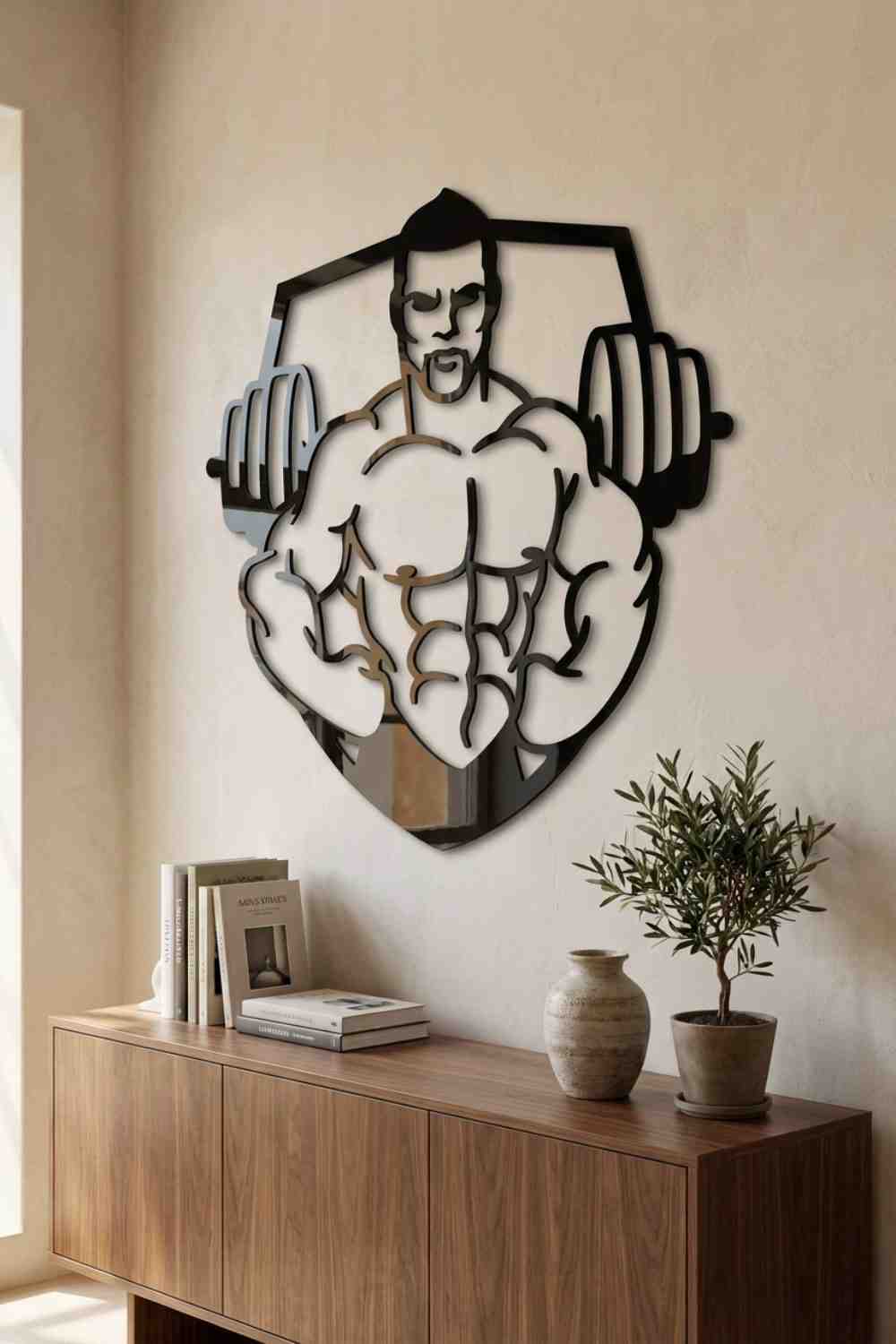 Musculoso - Cuadro decorativo | Cortayrecorta.es