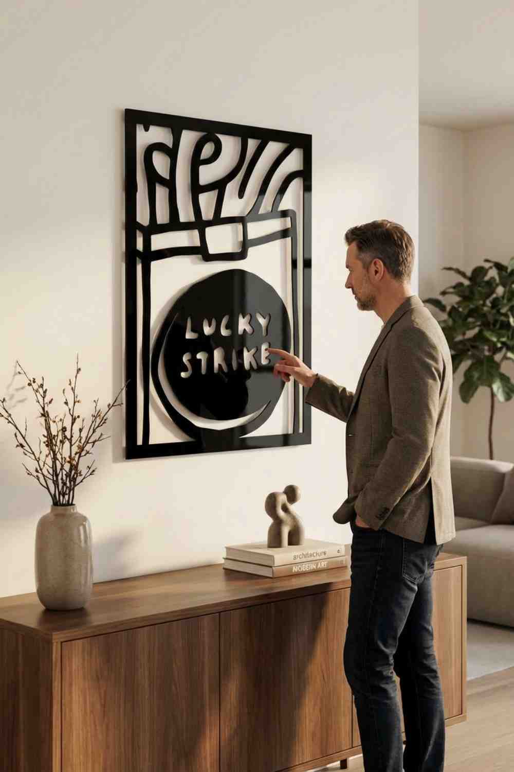 Not Lucky, Keith Haring - Cuadro decorativo | Cortayrecorta.es