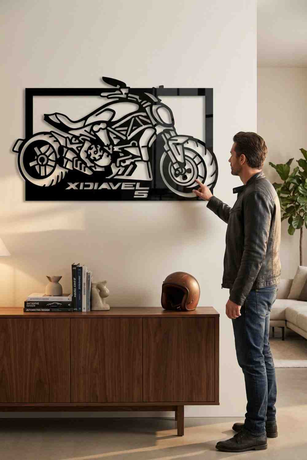 Ducati X Diavel - Cuadro decorativo | Cortayrecorta.es