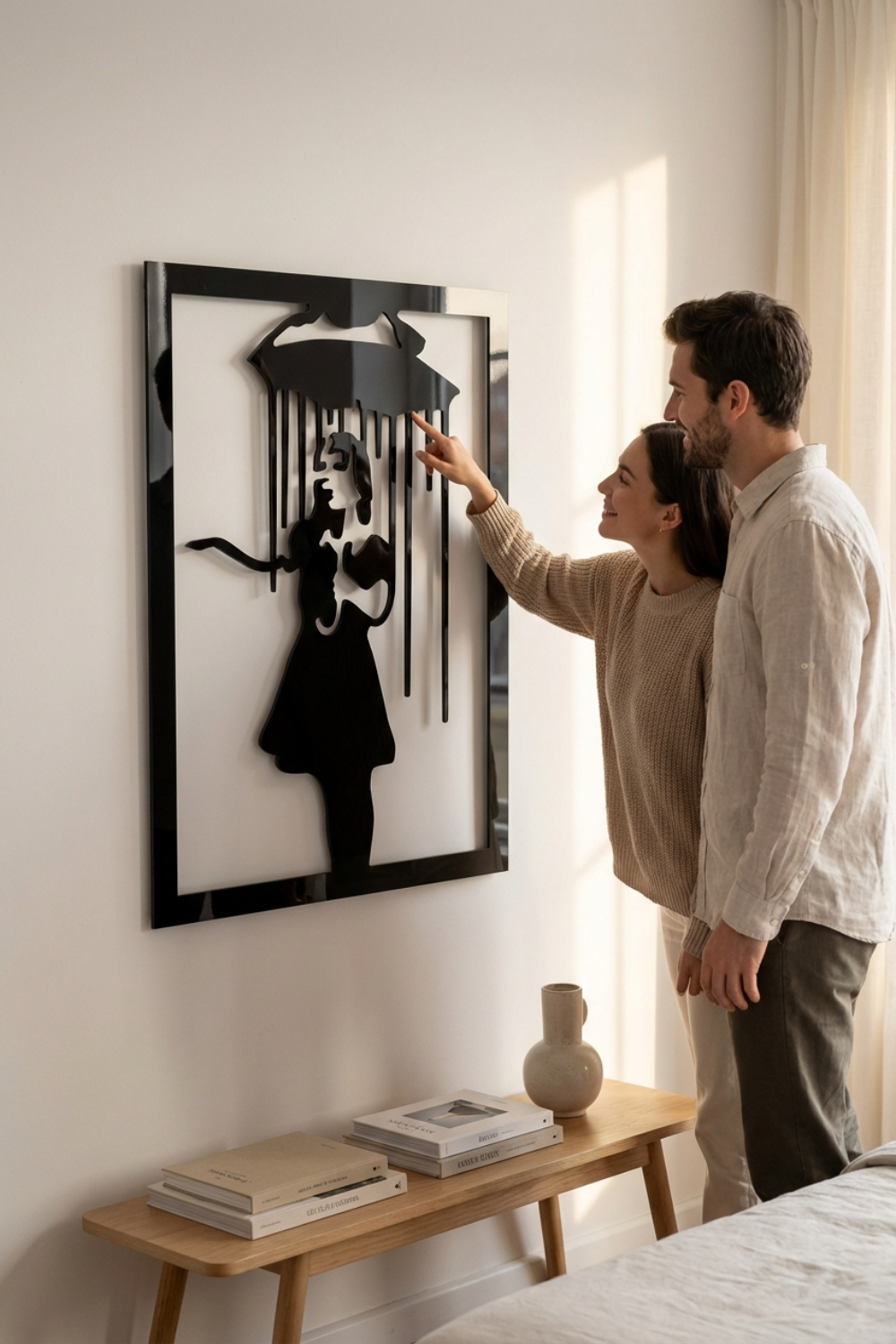 Banksy Grafitti - Cuadro decorativo | Cortayrecorta.es