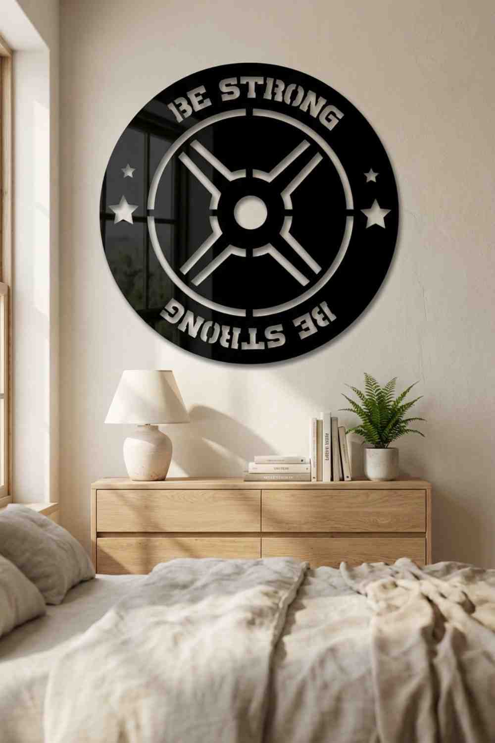 Be strong - Cuadro decorativo | Cortayrecorta.es