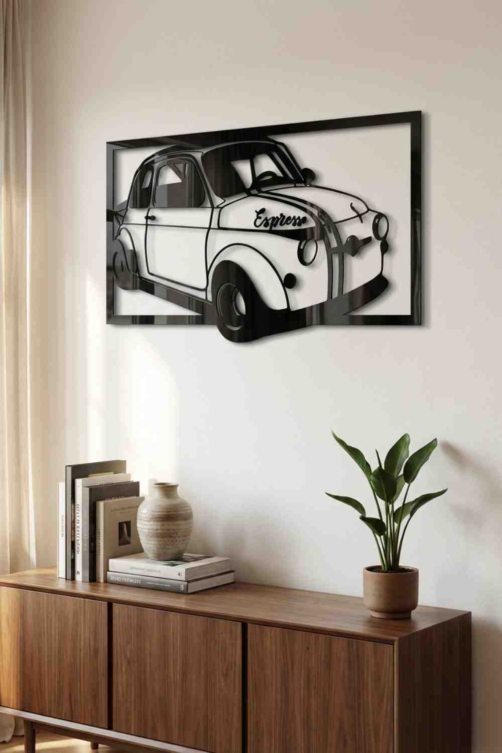 Fiat 500 - Cuadro decorativo | Cortayrecorta.es