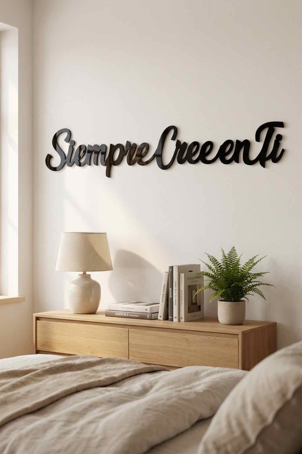 Siempre cree en ti - Cuadro decorativo | Cortayrecorta.es