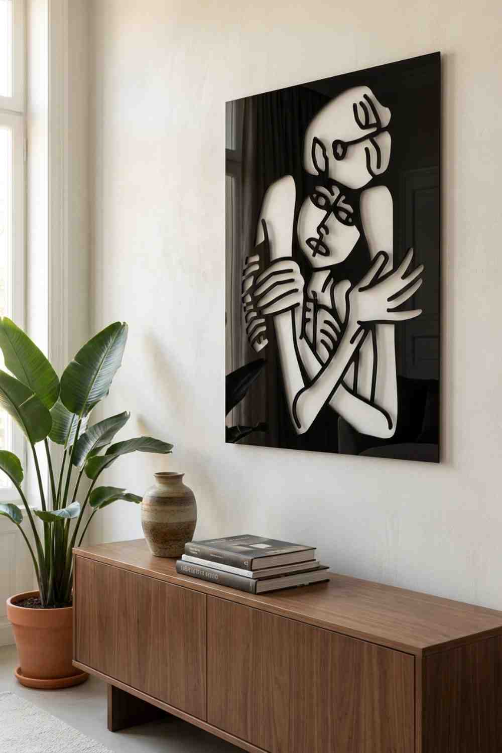 Madre E Hijo, De Oswaldo Guayasamin - Cuadro decorativo | Cortayrecorta.es