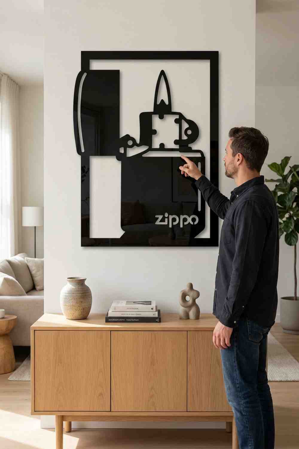 Encendedor Zippo - Cuadro decorativo | Cortayrecorta.es