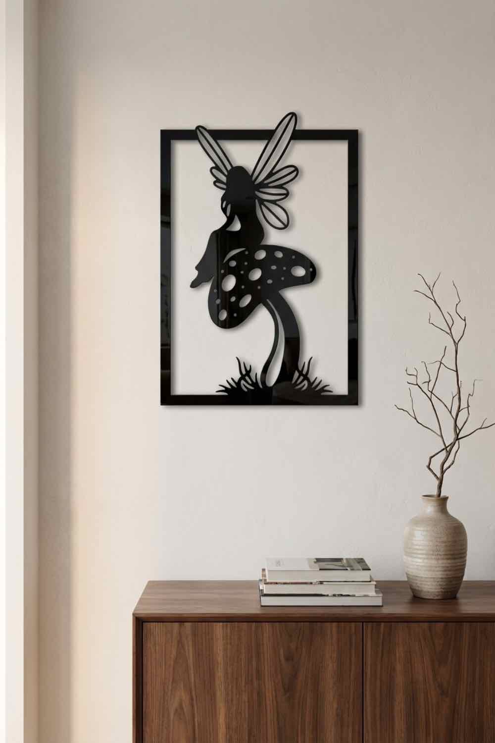 Hada Del Jardín - Cuadro decorativo | Cortayrecorta.es