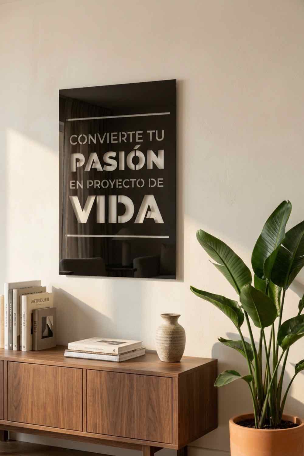 Convierte tu pasión en proyecto de vida - Cuadro decorativo | Cortayrecorta.es