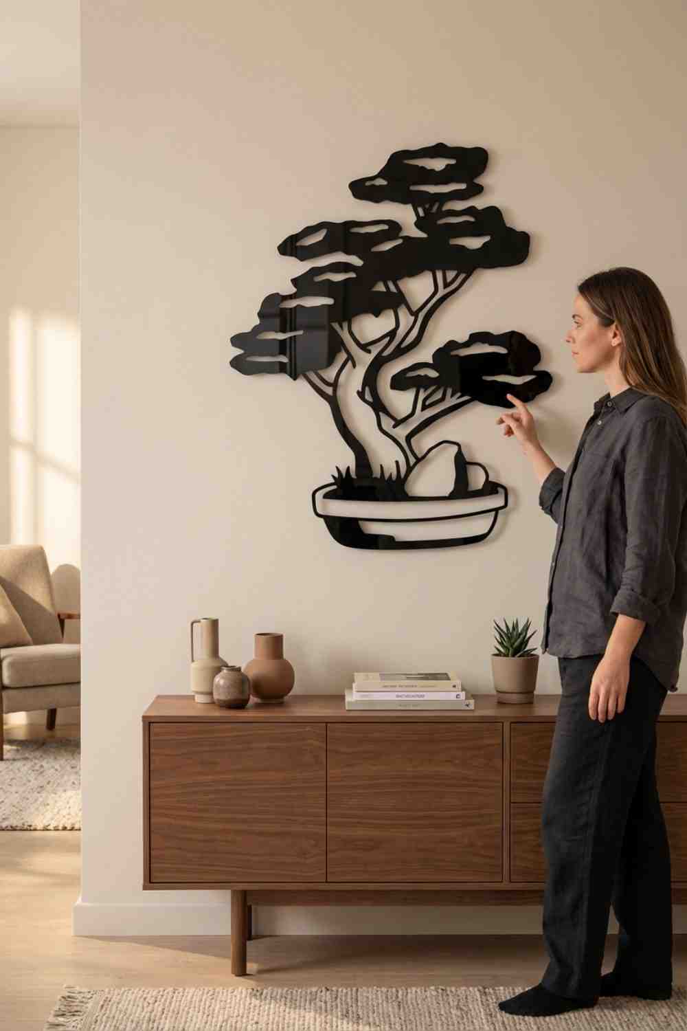 Bonsai - Cuadro decorativo | Cortayrecorta.es