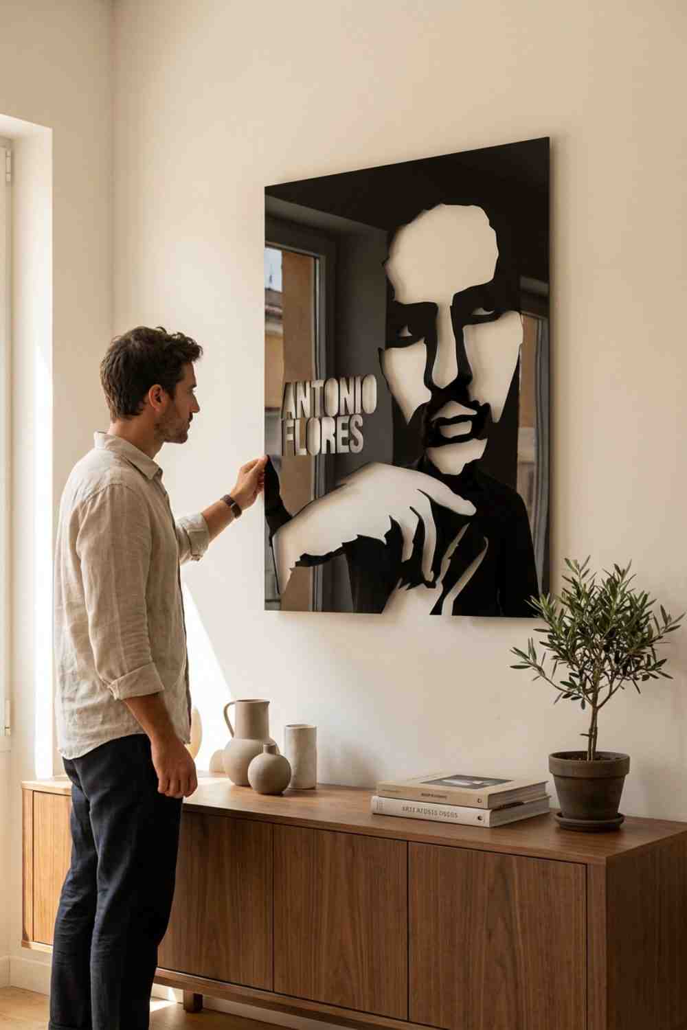 Antonio Flores - Cuadro decorativo | Cortayrecorta.es