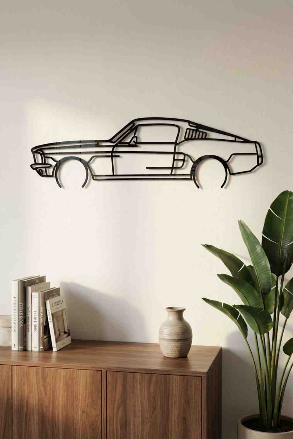 Mustang Gt Fastback 390S Detailed - Cuadro decorativo | Cortayrecorta.es
