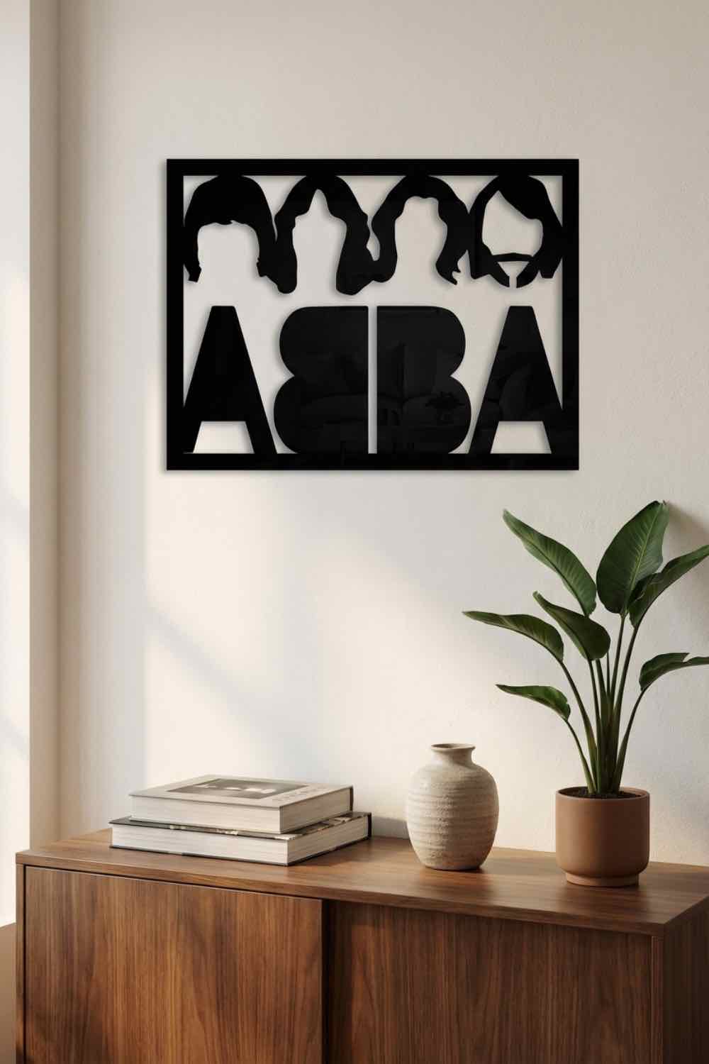 Abba Pelucas - Cuadro decorativo | Cortayrecorta.es