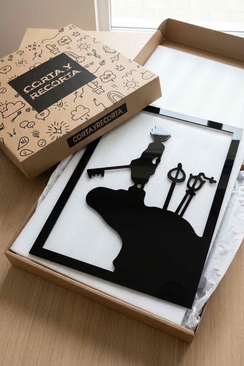 Kingdom Hearts Sora - Cuadro decorativo | Cortayrecorta.es