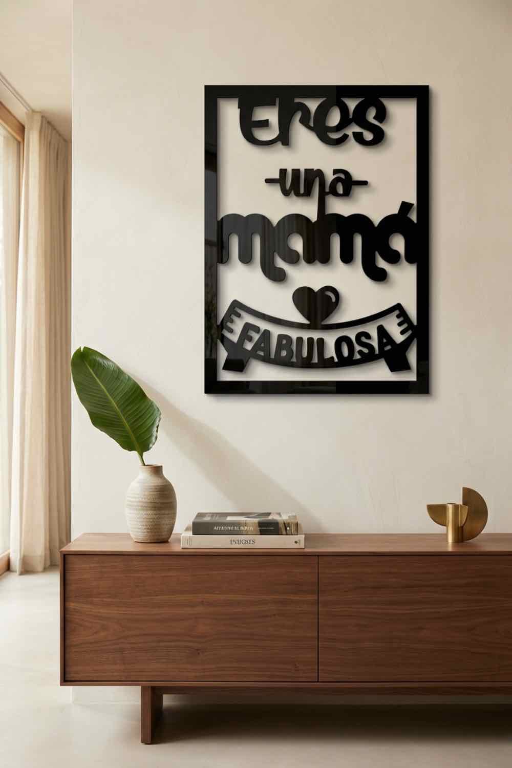 Madre Fabulosa - Cuadro decorativo | Cortayrecorta.es