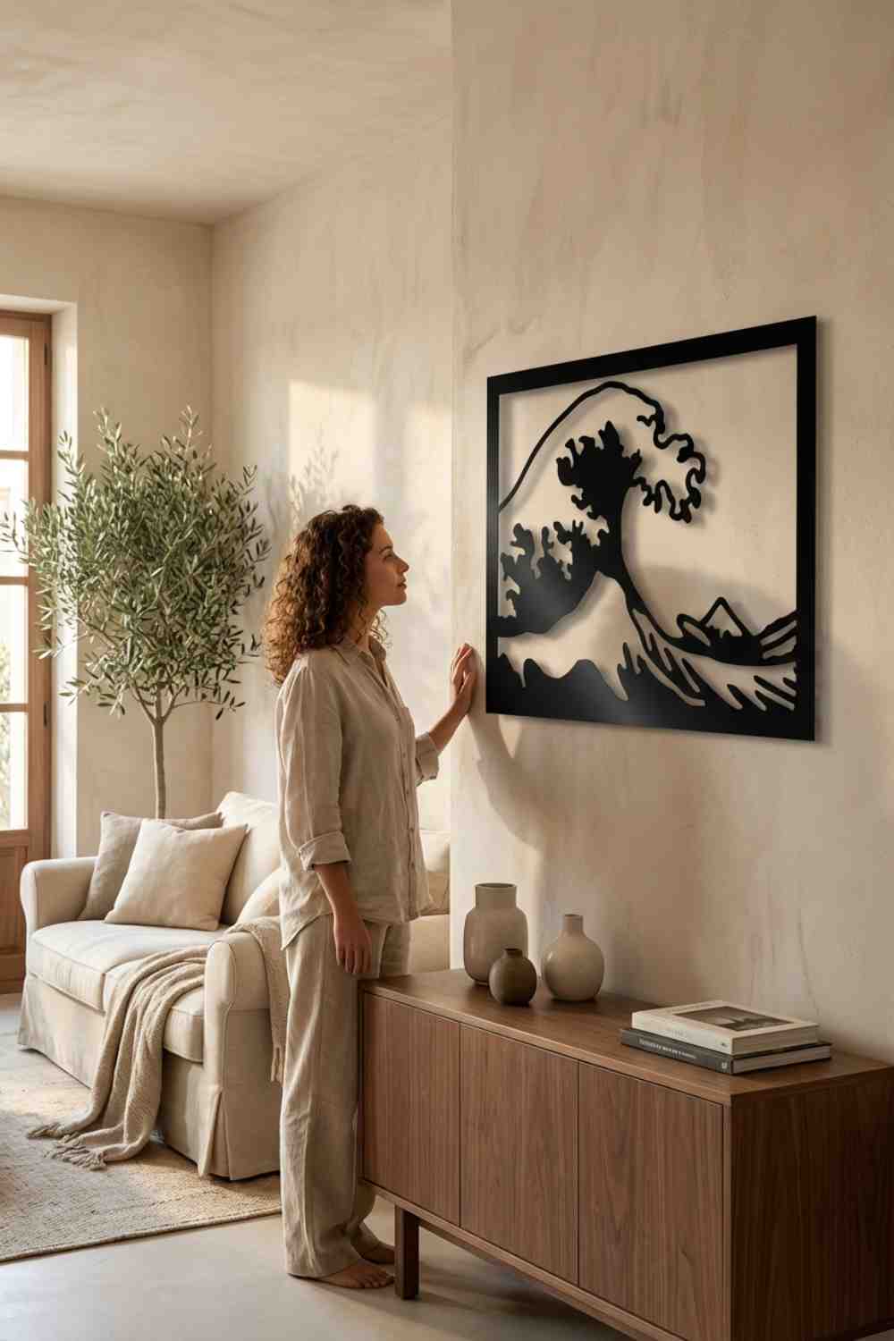 La Gran Ola De Kanagawa - Cuadro decorativo | Cortayrecorta.es