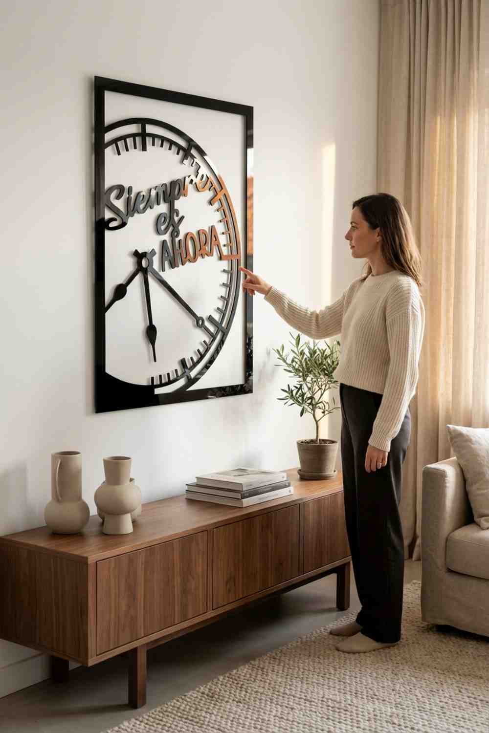 Siempre es ahora - Cuadro decorativo | Cortayrecorta.es