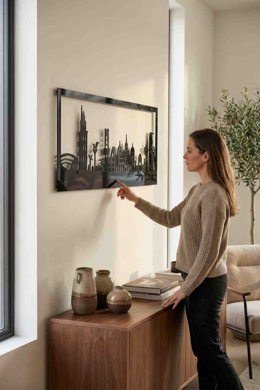A Coruña - Cuadro decorativo | Cortayrecorta.es