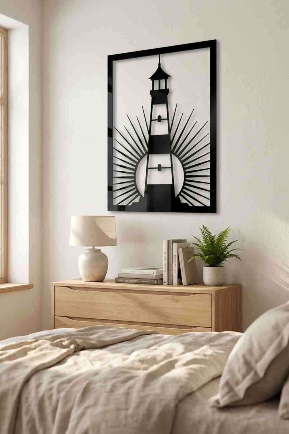 Faro De Hercules - Cuadro decorativo | Cortayrecorta.es