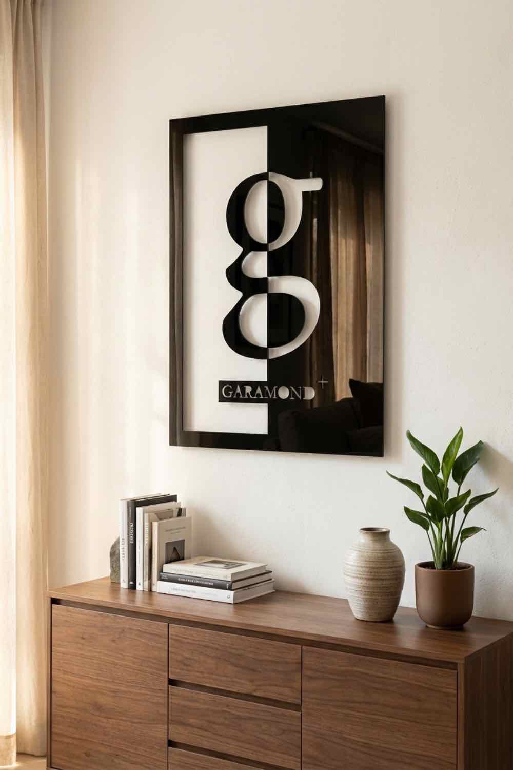 Garamond - Cuadro decorativo | Cortayrecorta.es