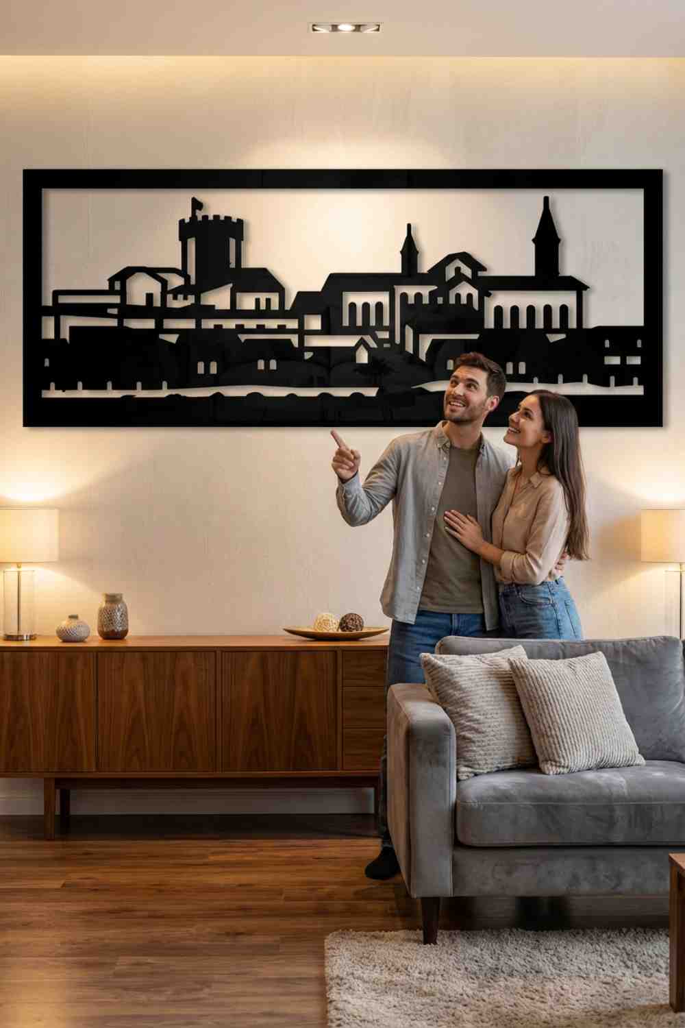 Porcuna - Cuadro decorativo | Cortayrecorta.es