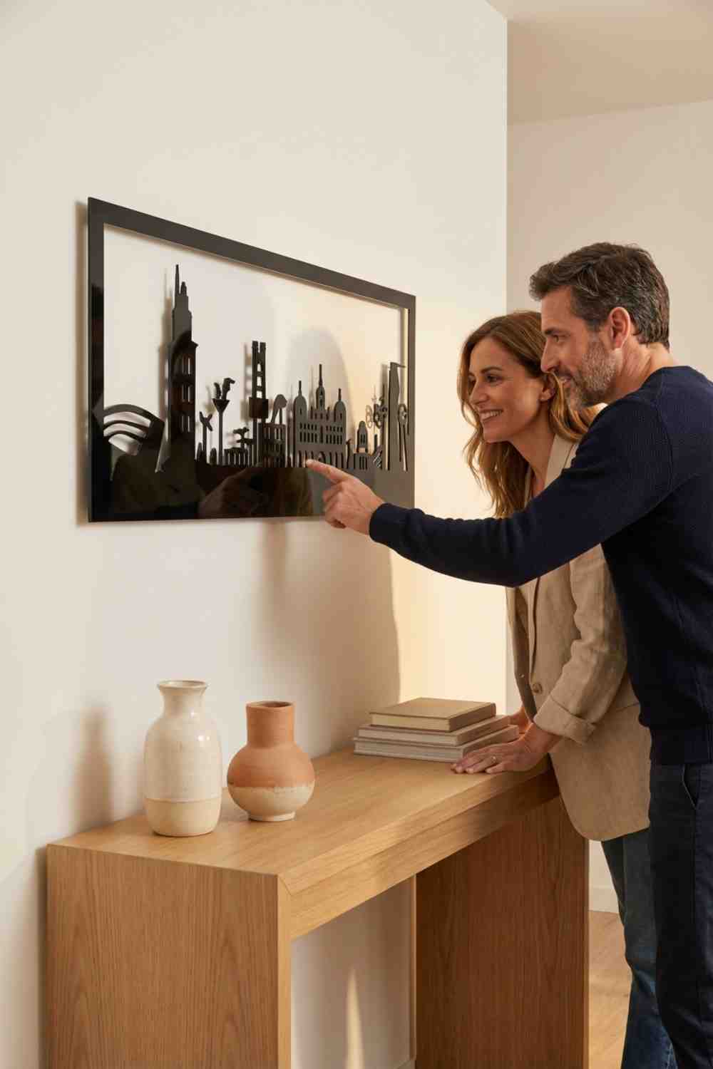 A Coruña - Cuadro decorativo | Cortayrecorta.es
