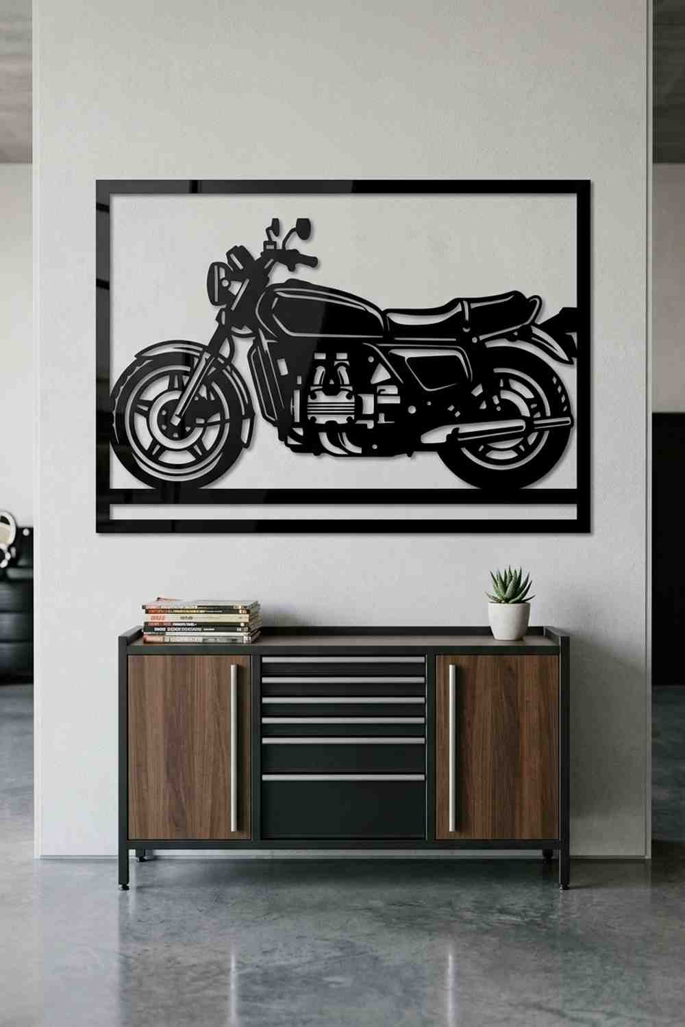 Honda GL1100 Gold Wing Interestatal de 1980 - Cuadro decorativo | Cortayrecorta.es
