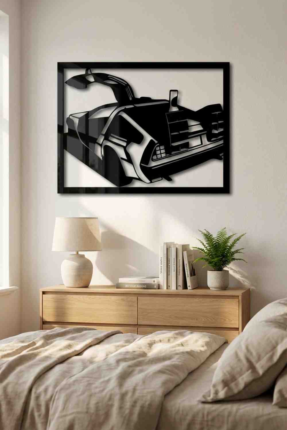 Regreso Al Futuro Dmc Delorean - Cuadro decorativo | Cortayrecorta.es
