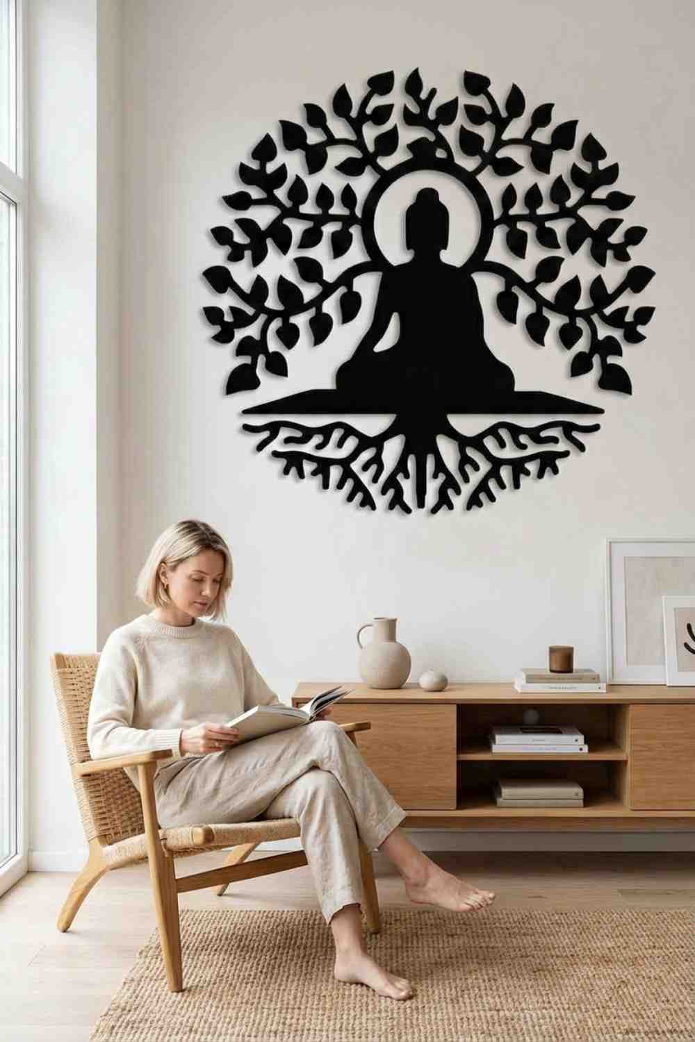 Budha De La Vida - Cuadro decorativo | Cortayrecorta.es