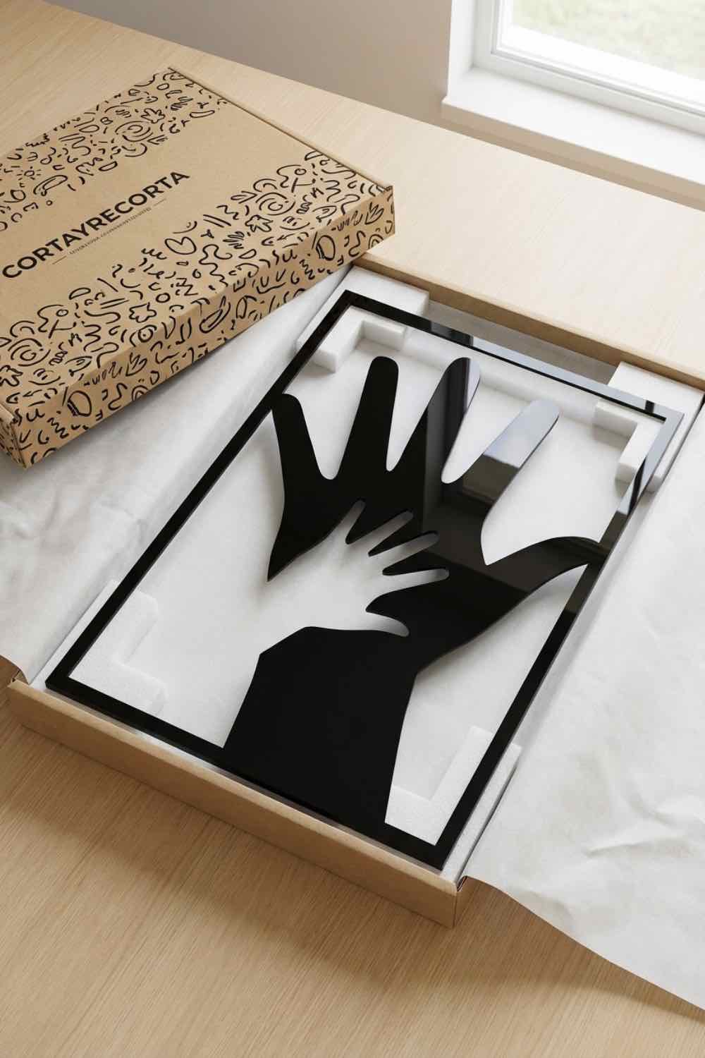 Padre E Hijo - Cuadro decorativo | Cortayrecorta.es