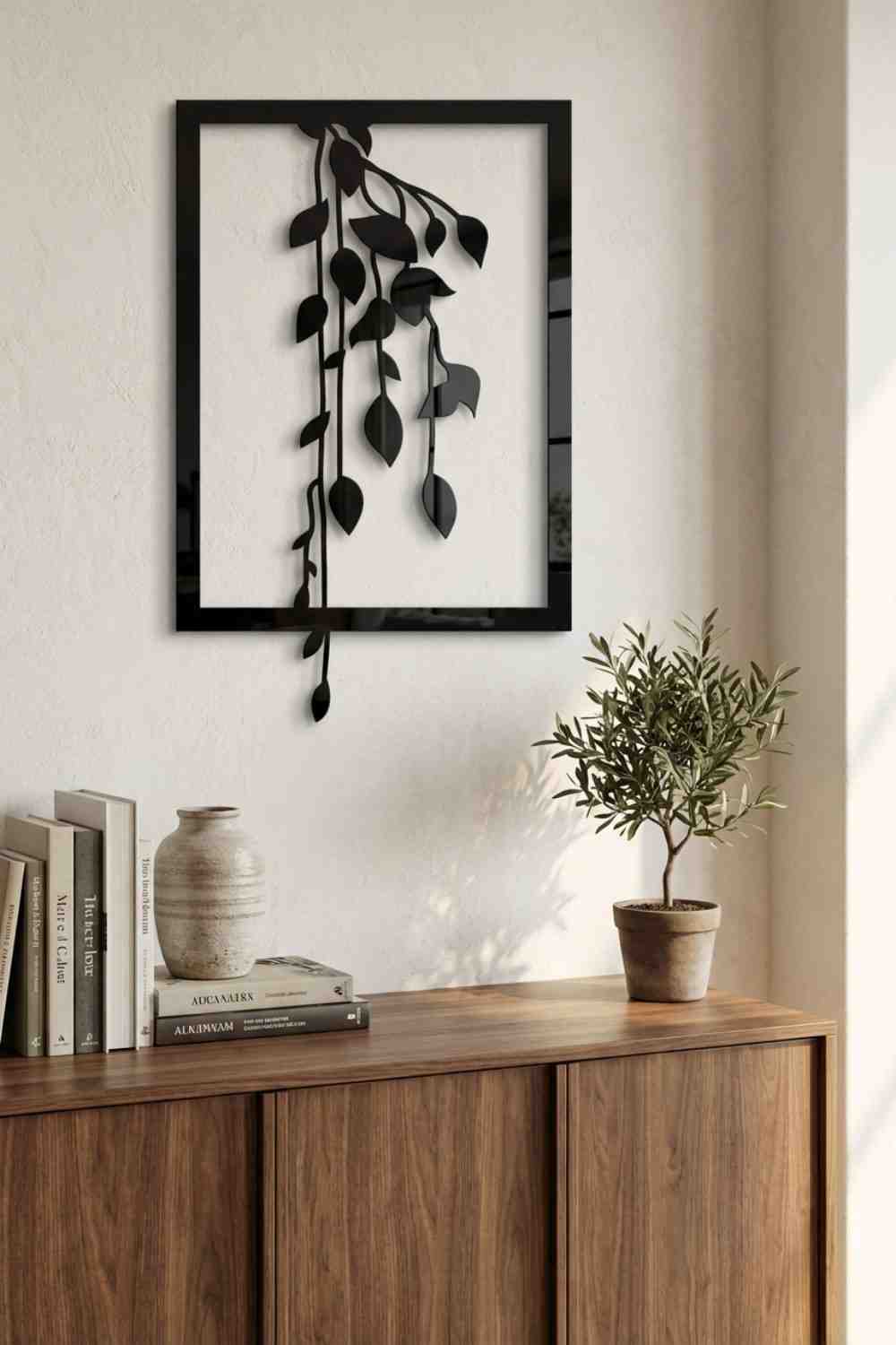Plantas Colgando - Cuadro decorativo | Cortayrecorta.es