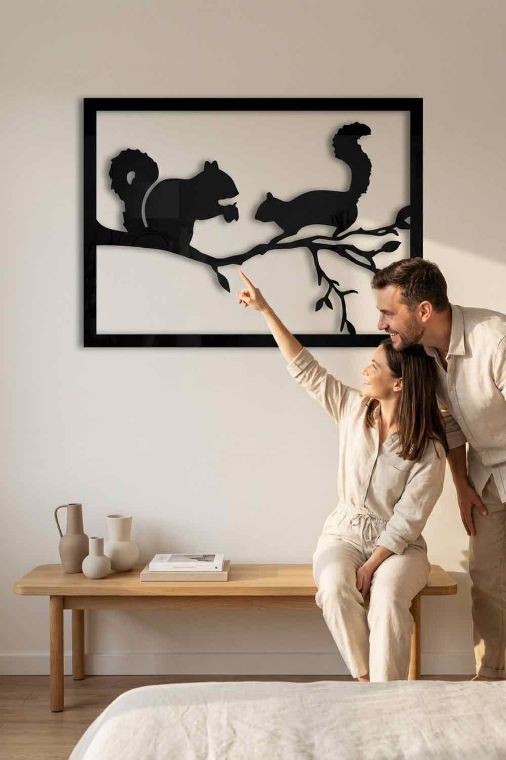 Squirrels In The Tree