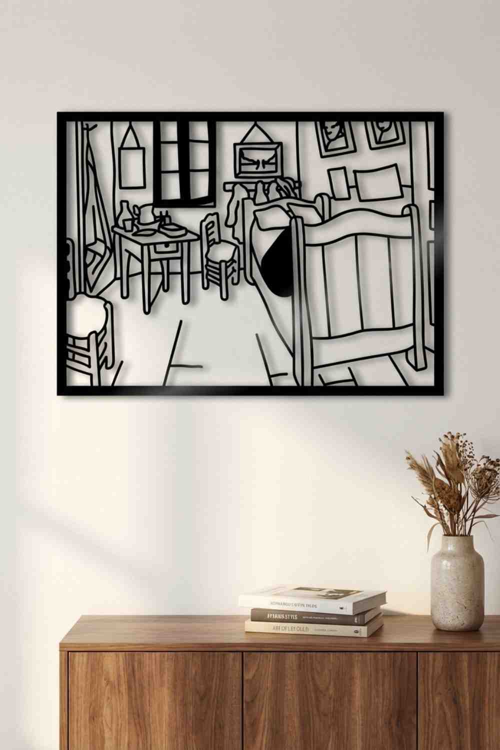 El Dormitorio En Arlés Vincent Van Gogh - Cuadro decorativo | Cortayrecorta.es