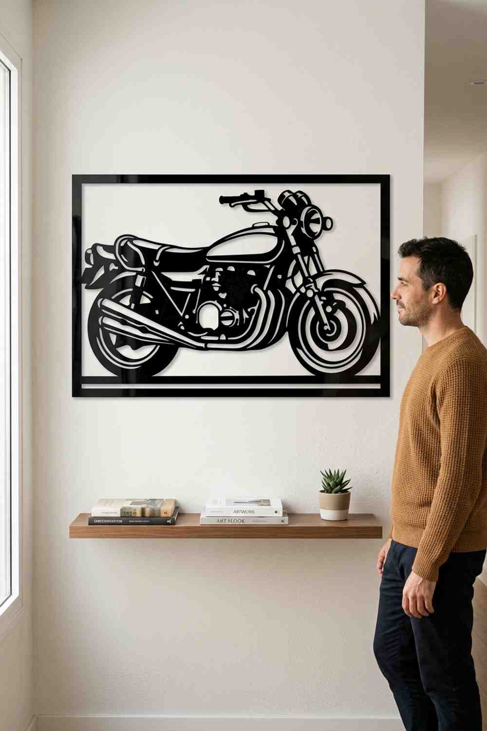 Kawasaki Z1 de 1972 - Cuadro decorativo | Cortayrecorta.es