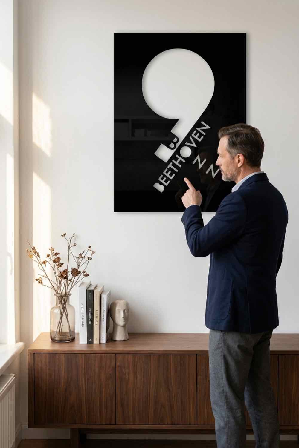 9 Sinfonía Beethoven - Cuadro decorativo | Cortayrecorta.es