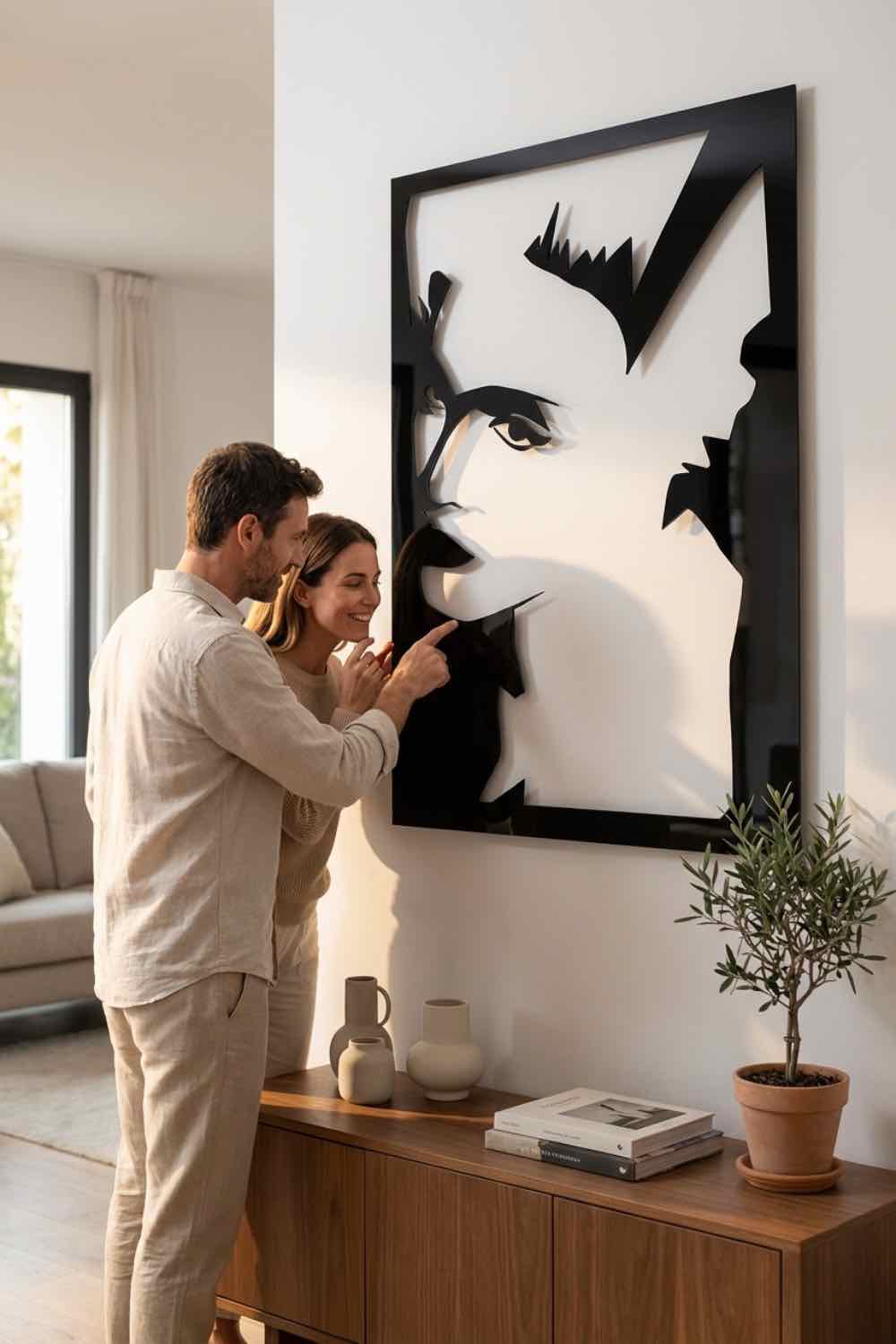 Madonna Pelo Corto - Cuadro decorativo | Cortayrecorta.es