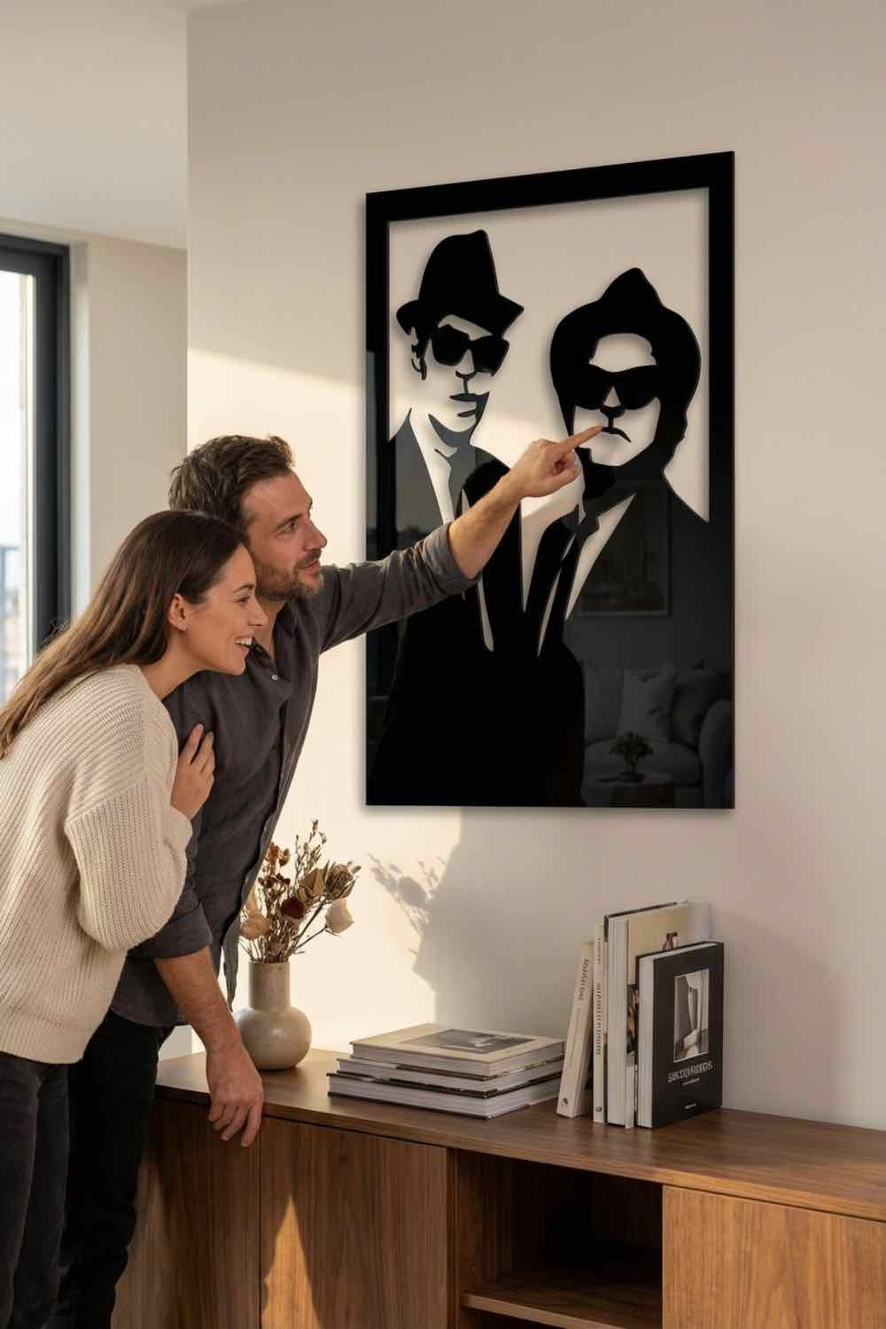 Blues Brothers - Cuadro decorativo | Cortayrecorta.es
